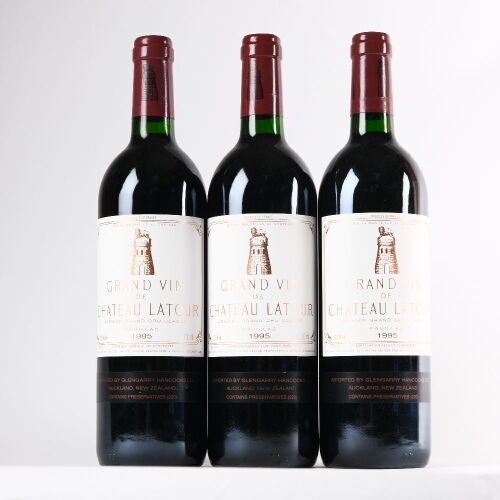(3) 1995 Chateau Latour 1er Cru Classe, Pauillac