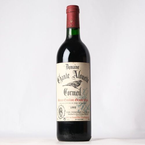 (1) 1995 Domaine Chante Alouette Cormeil, St Emilion