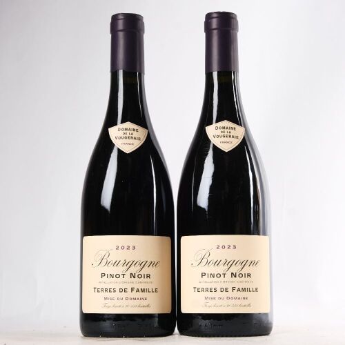 (2) 2023 Domaine de la Vougeraie Bourgogne Pinot Noir Terres de Famille