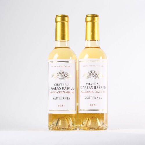 (2) 2021 Chateau Sigalas Rabaud 375ml