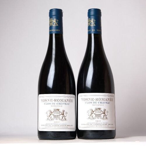 (2) 2017 Domaine du Comte Liger-Belair Vosne-Romanee Clos du Chateau Monopole, Cote de Nuits