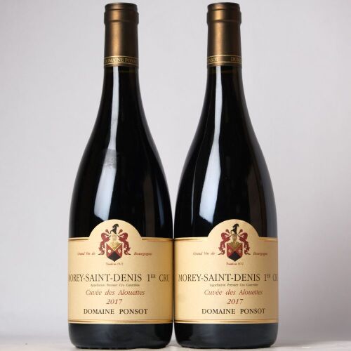 (2) 2017 Domaine Ponsot Morey-St-Denis 1er Cru Cuvee des Alouettes, Cote de Nuits