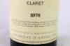 (1) 1976 Seppelt Moyston Claret, Moyston VIC - 3