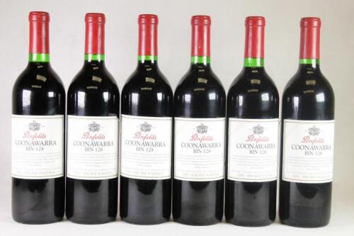 (6) 1993 Penfolds Bin 128 Shiraz, Coonawarra SA