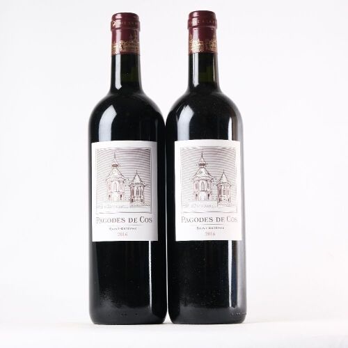 (2) 2016 Chateau Cos d'Estournel Les Pagodes de Cos, St Estephe