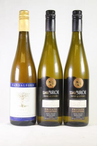 Three bottles of Australian Riesling in one lot