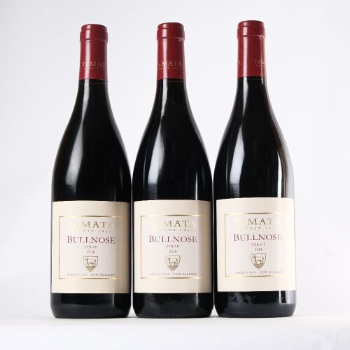 (3) 2018 Te Mata Estate Bullnose Syrah, Hawkes Bay