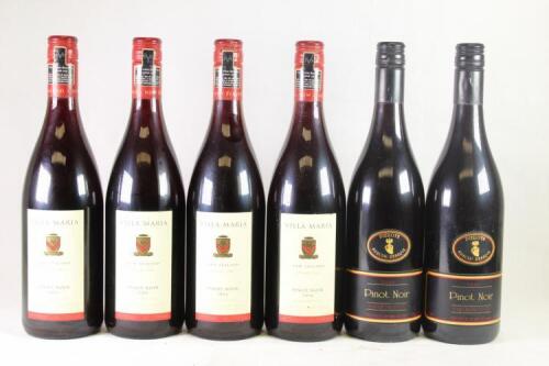 Six bottles of New Zealand Pinot Noir in one lot