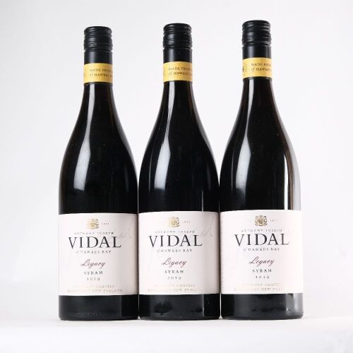 (3) 2019 Vidal Legacy Syrah, Gimblett Gravels
