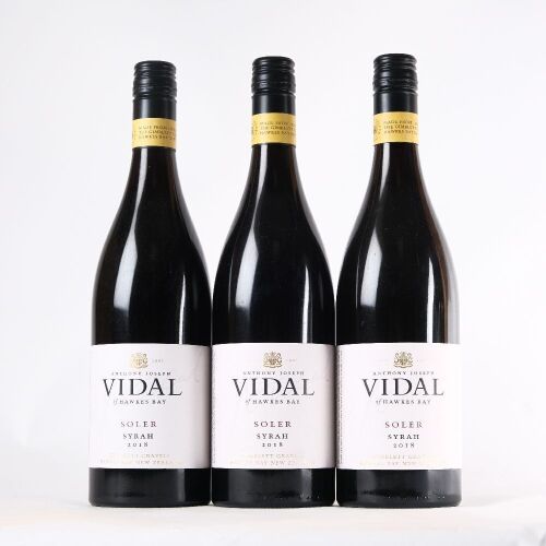 (3) 2018 Vidal Soler Syrah, Hawkes Bay