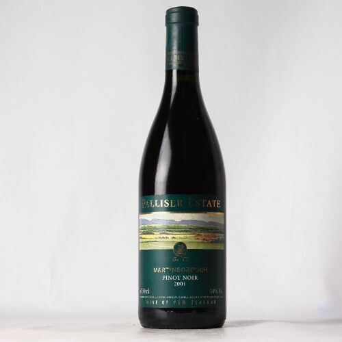 (1) 2001 Palliser Estate Pinot Noir, Martinborough