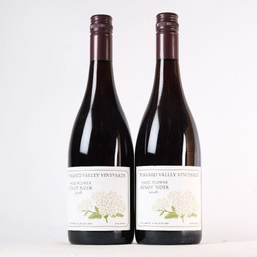 (2) 2008 Pyramid Valley Vineyards Angel Flower Pinot Noir, Waikari