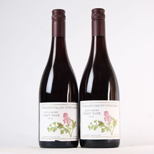 (2) 2009 Pyramid Valley Vineyards Earth Smoke Pinot Noir, Waikari