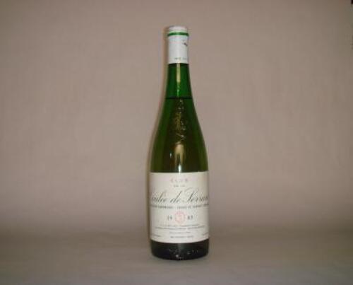 (1) 1983 Nicolas Joly Clos du Coulee de Serrant Savennieres, Loire