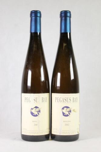 (2) 2002 Pegasus Bay Riesling, Waipara