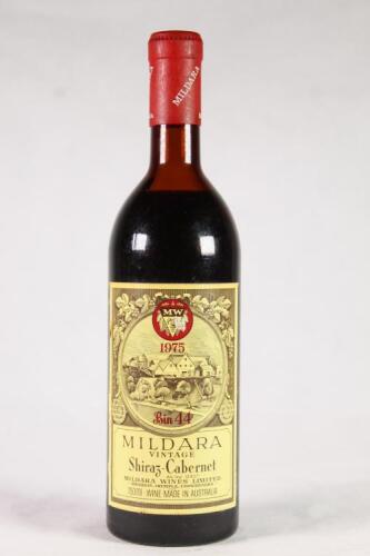 (1) 1975 Mildara Bin 44 Shiraz Cabernet Sauvignon, Coonawarra SA