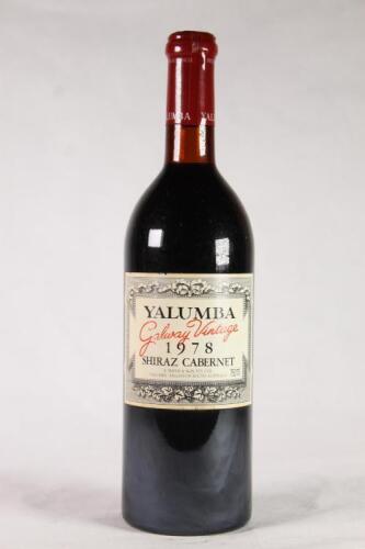 (1) 1978 Yalumba Galway Shiraz/Cabernet Sauvignon, Barossa SA
