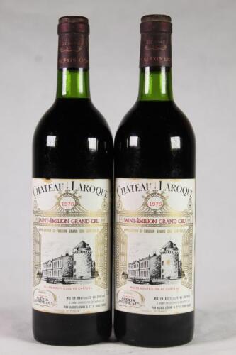 (2) 1976 Chateau Laroque, St Emilion