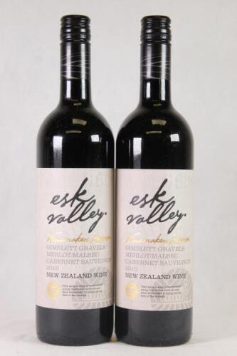 (2) 2010 Esk Valley Winemaker's Reserve Merlot/Cabernet Sauvignon/Malbec, Hawkes Bay