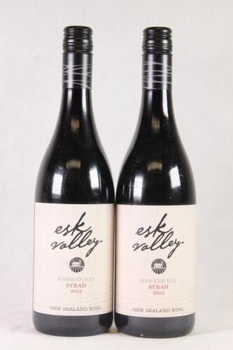 (2) 2012 Esk Valley Syrah, Hawkes Bay