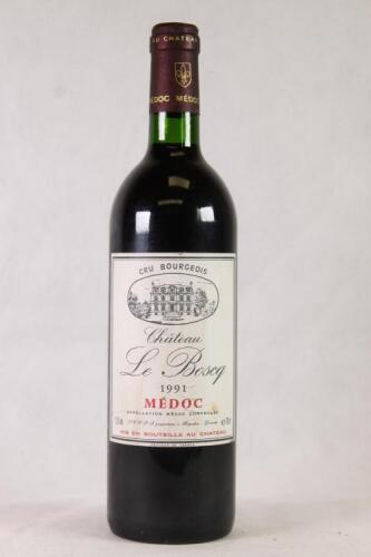 (1) 1991 Chateau Le Boscq, Medoc