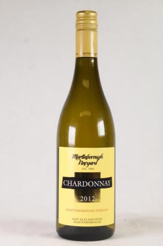 (1) 2012 Martinborough Vineyards Chardonnay, Martinborough*