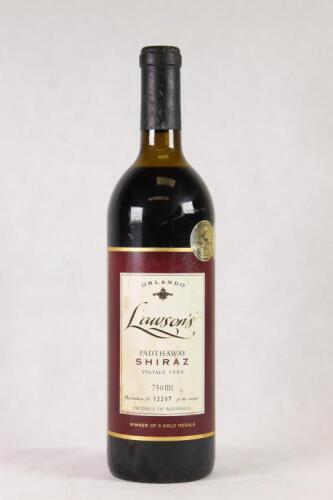 (1) 1990 Orlando Lawsons Shiraz, Padthaway SA