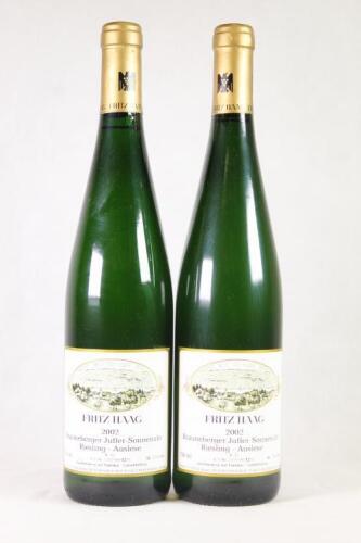 (2) 2002 Fritz Haag Brauneberger Juffer-Sonnenuhr Riesling Auslese, Mosel Saar Ruwer