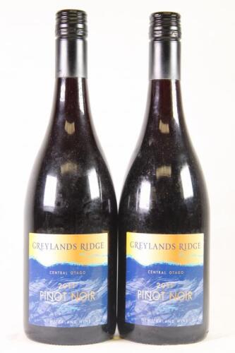 (2) 2011 Greylands Ridge Pinot Noir, Central Otago