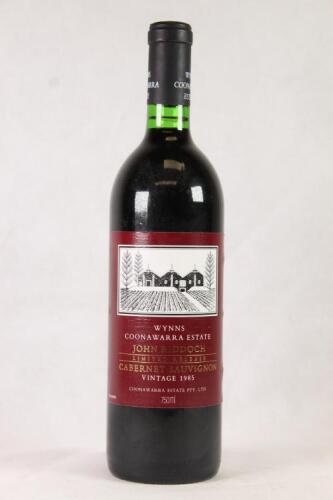 (1) 1985 Wynns John Riddoch Cabernet Sauvignon, Coonawara SA