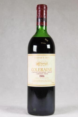 (1) 1986 Te Mata Coleraine, Hawkes Bay