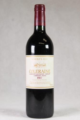 (1) 1987 Te Mata Coleraine, Hawkes Bay