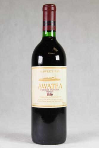 (1) 1986 Te Mata Awatea, Hawkes Bay