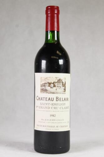 (1) 1982 Chateau Belair, St Emilion