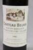 (1) 1982 Chateau Belair, St Emilion - 2