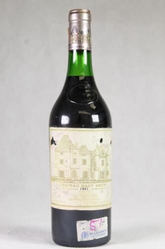 (1) 1981 Chateau Haut Brion, Pessac Leognan