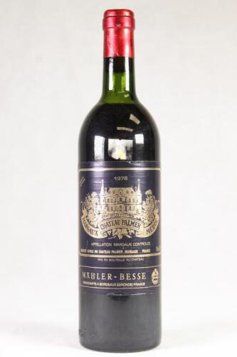 (1) 1978 Chateau Palmer, Margaux