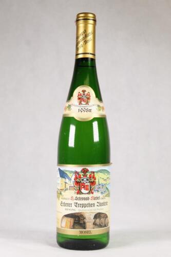 (1) 1998 H. Schwaab-Kiebel Erdener Treppchen Riesling Auslese, Mosel Saar Ruwer *