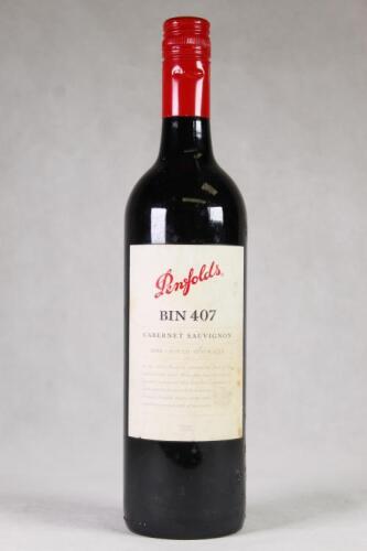 (1) 2006 Penfolds Bin 407 Cabernet Sauvignon, South Australia