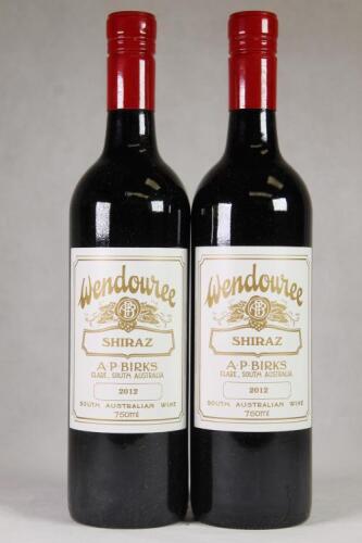 (2) 2012 Wendouree Shiraz, Clare SA
