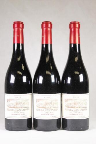 (3) 2012 Sierra Cantabria Reserva Unica, Rioja*