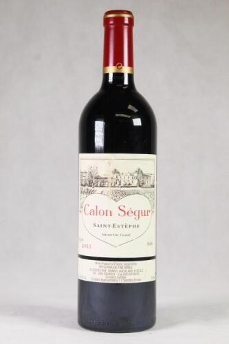 (1) 2011 Chateau Calon-Segur, St Estephe