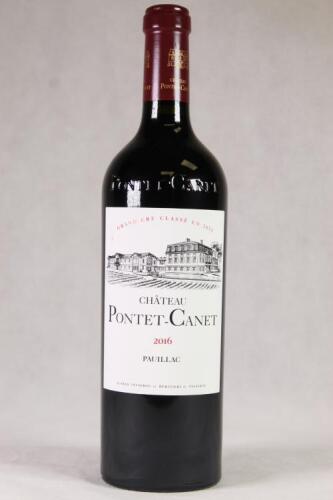 (1) 2016 Chateau Pontet-Canet, Pauillac