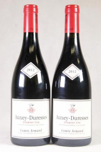 (2) 2012 Comte Armand Pommard Auxey Duresses 1er Cru, Cote de Beaune