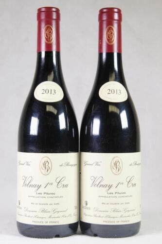 (2) 2013 Domaine Blain-Gagnard Volnay Les Pitures 1er Cru, Cote de Beaune