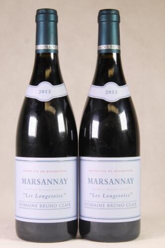 (2) 2013 Domain Bruno Clair Marsannay Les Longeroies, Cote de Nuits