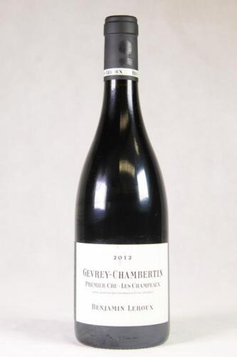 (1) 2012 Benjamin Leroux Gevrey-Chambertin Les Champeaux 1er Cru, Cote de Nuits