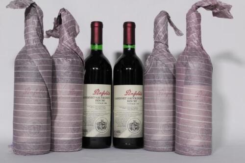 (6) 1990 Penfolds Bin 707 Cabernet Sauvignon, South Australia