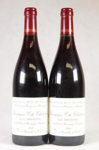 (2) 2014 Domaine de Villaine Bourgogne La Digoine, Cote Chalonnaise
