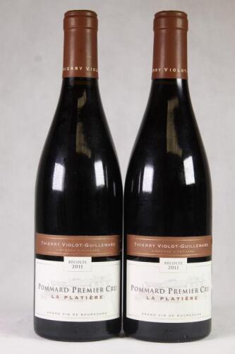 (2) 2011 Thierry Violot-Guillemard Pommard La Platiere 1er Cru, Cote de Beaune